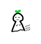 無言くん、（個別スタンプ：1）