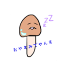なめこに似た人1／1（個別スタンプ：2）