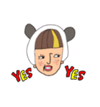 オンザ前髪女子の日常会話(敬語)（個別スタンプ：31）