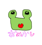カエルの日常会話☆（個別スタンプ：25）