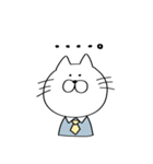 ねこ社長の日常韓国語（個別スタンプ：21）