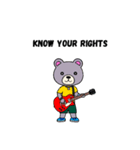 PUNKROCKKUMA（個別スタンプ：10）