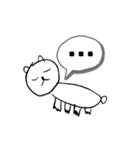 ウサギ丸ネコ（個別スタンプ：7）