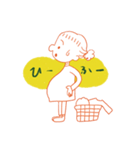 ハグマンのおともだち・にんぷさん（個別スタンプ：2）