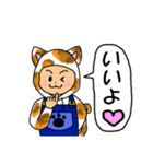 12干支以外★ミケ♡ねこ♡手話＋挨拶♡（個別スタンプ：16）