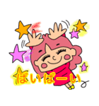 テンション高めなピンクヘアーの女の子。（個別スタンプ：10）