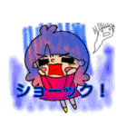 テンション高めなピンクヘアーの女の子。（個別スタンプ：23）