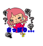 テンション高めなピンクヘアーの女の子。（個別スタンプ：25）