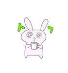 ハングルで話すうさぎ（個別スタンプ：12）