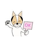 ミックス犬クルのひと言（個別スタンプ：11）