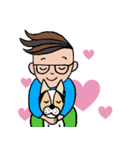 ミックス犬クルのひと言（個別スタンプ：14）