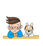 ミックス犬クルのひと言（個別スタンプ：18）
