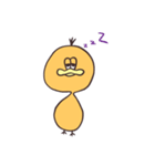 おれんじのひよこのスタンプ（個別スタンプ：5）