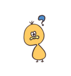 おれんじのひよこのスタンプ（個別スタンプ：6）