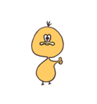おれんじのひよこのスタンプ（個別スタンプ：8）