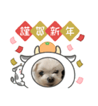 ミルクちゃんのお年賀（いぬ）1（個別スタンプ：19）