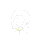 まるっとゆるっと☺︎（個別スタンプ：1）