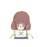 無口ちゃんの百面相スタンプ（個別スタンプ：2）