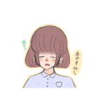 無口ちゃんの百面相スタンプ（個別スタンプ：26）