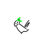 無言、、（個別スタンプ：8）