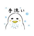白い鳥のようなスタンプ〜冬〜（個別スタンプ：23）