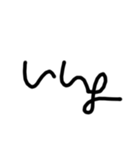 カッコイイ文字（個別スタンプ：7）
