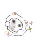 ねこもち(+手書き)（個別スタンプ：2）