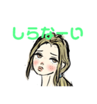 不機嫌ガール2（個別スタンプ：5）