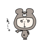 くまになりたいおっさん女子(改良版)（個別スタンプ：22）