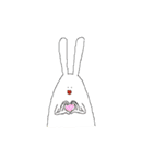 くちびる うさぎ（個別スタンプ：2）