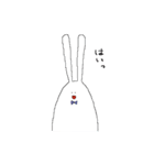 くちびる うさぎ（個別スタンプ：4）