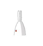 くちびる うさぎ（個別スタンプ：18）