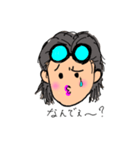 ゆかりん手書き なおちゃんグレーヘアー1（個別スタンプ：2）