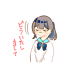 女のコのスタンプ（個別スタンプ：6）