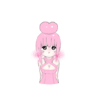 ♡ももいろヘアのお嫁さんスタンプ♡（個別スタンプ：2）