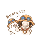 ONE PIECE x しろたん（個別スタンプ：22）