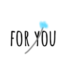 for you flower（個別スタンプ：8）
