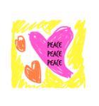 This is peace 1（個別スタンプ：1）
