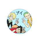 ONE PIECE 3強スタンプ（個別スタンプ：4）