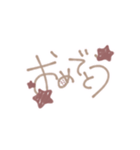 ふんわりシンプル使いやすい文字スタンプ（個別スタンプ：7）