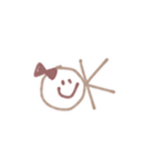 ふんわりシンプル使いやすい文字スタンプ（個別スタンプ：25）