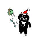 タキシード猫さんのクリスマスと年末年始（個別スタンプ：9）