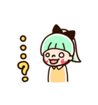 ゆるい手描き女の子のスタンプ Vol.3（個別スタンプ：2）