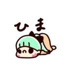 ゆるい手描き女の子のスタンプ Vol.3（個別スタンプ：6）