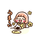 ゆるい手描き女の子のスタンプ Vol.3（個別スタンプ：15）