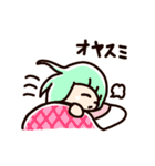 ゆるい手描き女の子のスタンプ Vol.3（個別スタンプ：22）