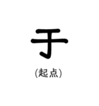 置き字（個別スタンプ：4）