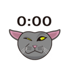 ニャンコ時計（個別スタンプ：1）