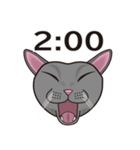 ニャンコ時計（個別スタンプ：3）
