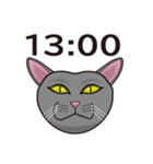 ニャンコ時計（個別スタンプ：14）